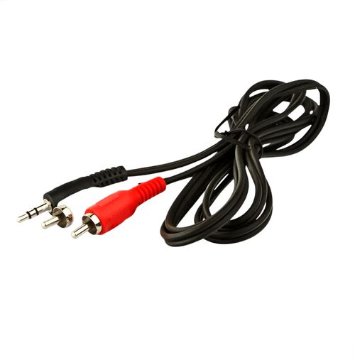 Kit com 10 Cabos P2 para RCA 3 metros