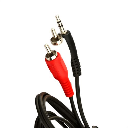 Kit com 10 Cabos P2 para RCA 5 metros