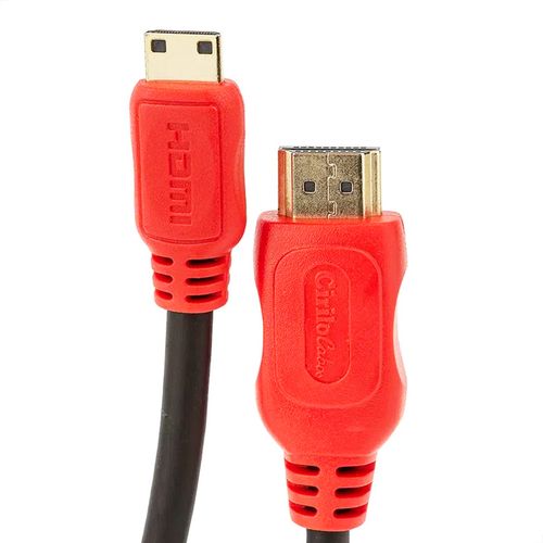 Kit com 5 Cabos MINI HDMI para HDMI Versão 2.0 com 10 metros