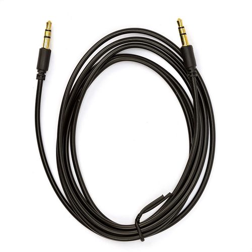 Kit com 5 Cabos P2 x P2 Auxiliar Estéreo 2 metros