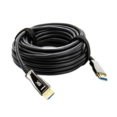 Kit com 10 Cabo HDMI 2.1 8K Fibra Óptica 90 Metros