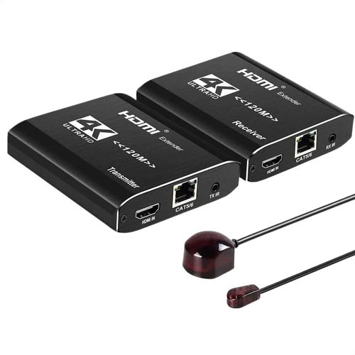 Kit com 10 Estender HDMI 120 metros 4K via Cabo de Rede