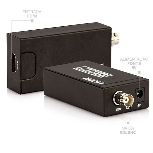 Kit 10 Conversor HDMI para SDI, BNC - GEF-SH, AY31