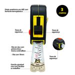 Trena-3-Metros-Magnetica-3-Travas-Emborrachada-19MM