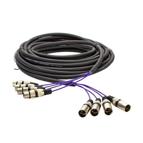 Multicabos Com Conectores XLR 4 Vias  - Cirilo Cabos