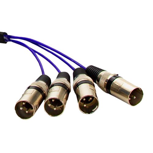 Multicabos Com Conectores XLR 4 Vias  - Cirilo Cabos