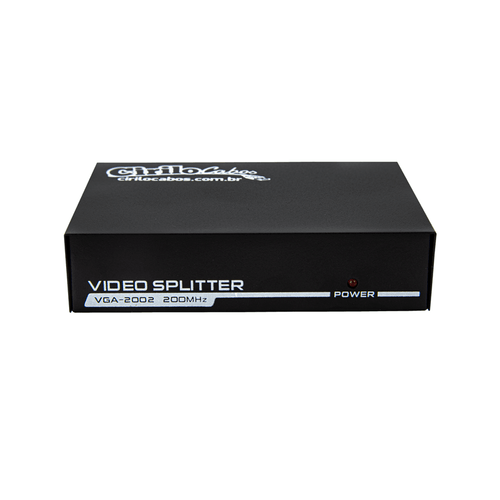 Kit com 5 Vídeo Splitter 1x2 - Distribuidor de Sinal VGA