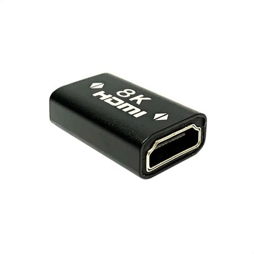 Emenda HDMI 2.1 Adaptador 8k60Hz HDR Extensor Fêmea