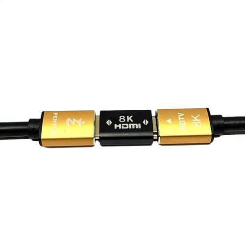 Emenda HDMI 2.1 Adaptador 8k60Hz HDR Extensor Fêmea