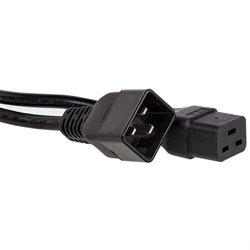 Kit com 5 Extensão de Cabo de Força IEC C20/C19 3 metros