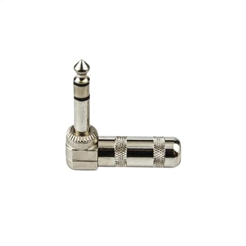 Kit com 5 Plug Conector P10 90 Graus Estéreo
