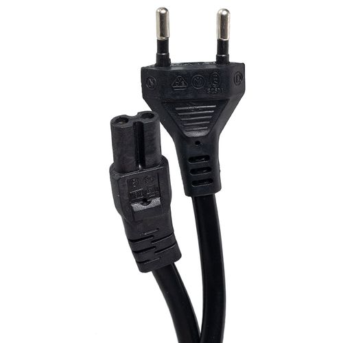 Kit com 5 Cabo de Força Tipo 8 - 3 metro