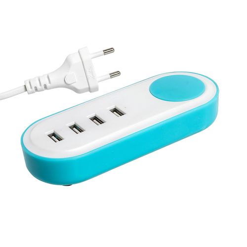 Carregador Hub USB 4 Portas Extensão Elétrica 60w