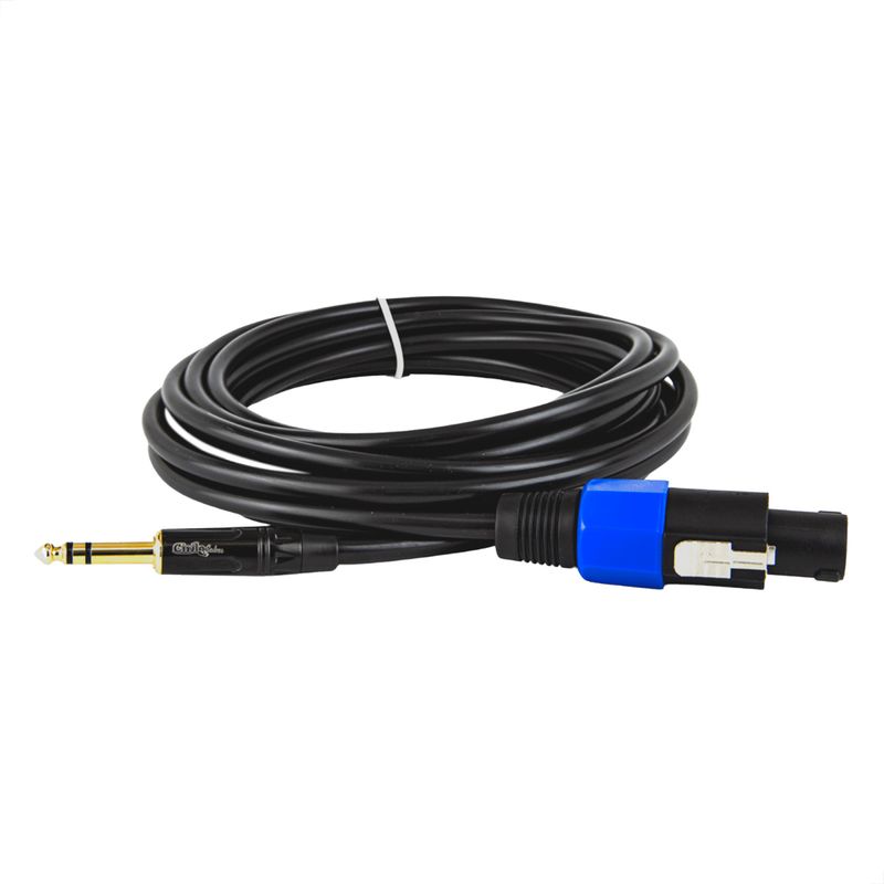 Cabo-P10-Estereo-Para-Speakon