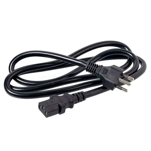 Kit com 10 Cabos de Força Novo Padrão 20A - 5m
