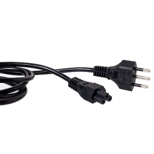 Kit com 5 Cabos de Força Novo Padrão - Notebook 1.5m