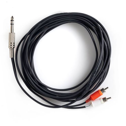 Cabo P10 Estéreo para 2 RCA