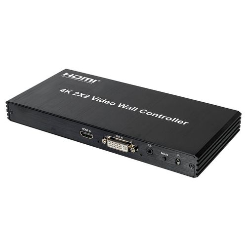 Vídeo Wall 4K 30Hz 2x2 com HDMI e DVI