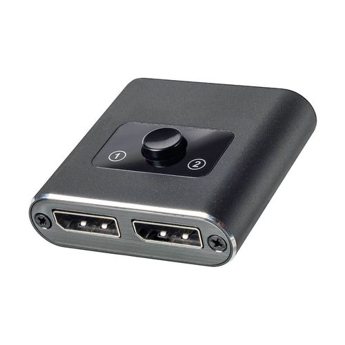Switch Splitter Displayport 1.4 4k 60hz 2x1 1x2 Hub Bidirecional