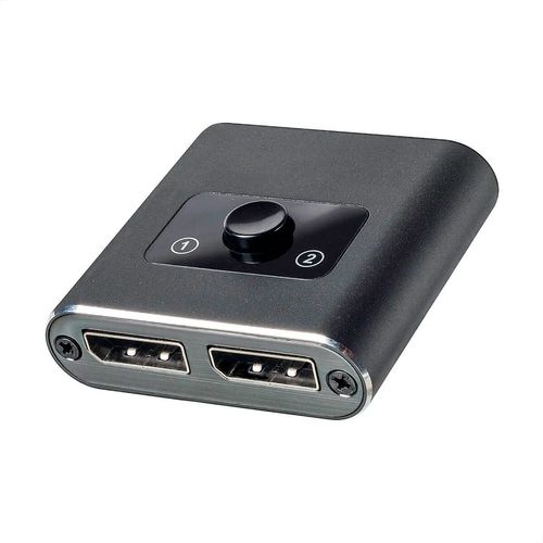 kit com 5 Switch Splitter Displayport  2.0 4k 60hz 2x1 1x2 Hub Bi-direcional