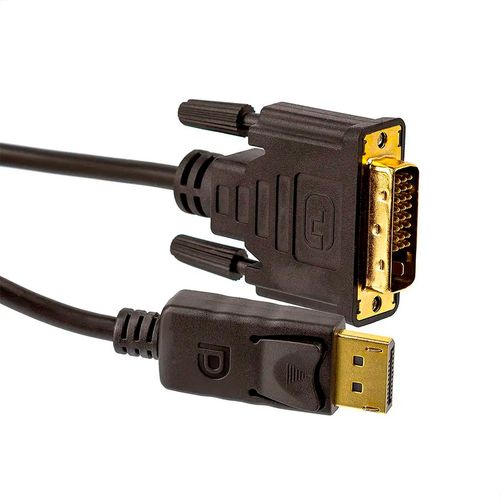 Kit com 10 Adaptador DisplayPort para DVI Macho 1,8 metro