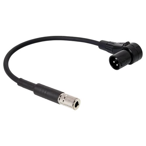 Cabo Adaptador XLR Macho 90º graus para P10 Fêmea