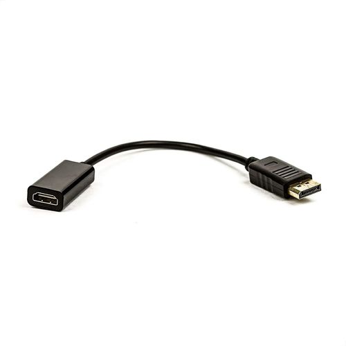 Kit com 10 Adaptador DisplayPort para HDMI Preto