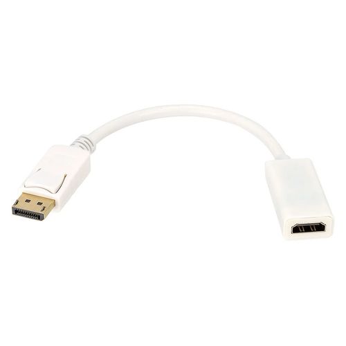 Kit com 10 Adaptador DisplayPort para HDMI Branco
