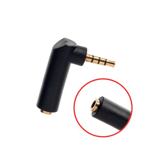 Kit com 5 Adaptador P3 Estéreo L para Celular