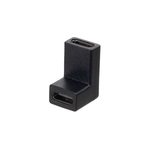 Adaptador Emenda USB-C 3.1 Fêmea L 90 Graus 10Gbps