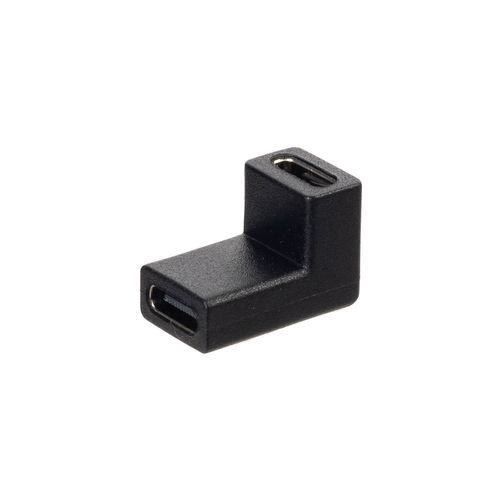 Adaptador Emenda USB-C 3.1 Fêmea L 90 Graus 10Gbps