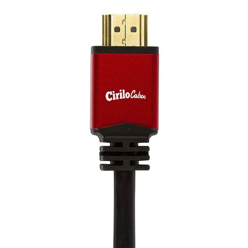 Cabo HDMI Versão 2.0, 19 Pinos, 4K, Ultra HD, 3D - 50 centímetros