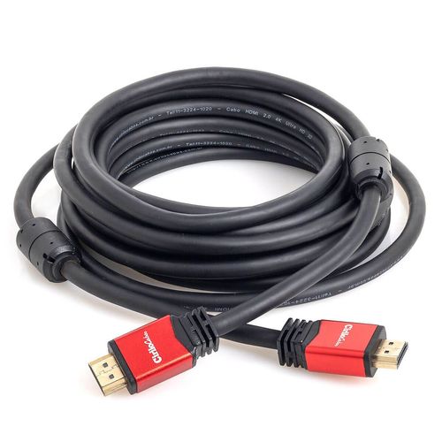 Cabo HDMI Versão 2.0, 19 Pinos, 4K, Ultra HD, 3D - 5 metros