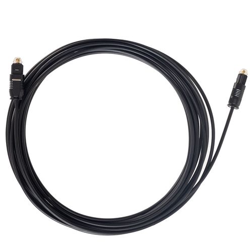Cabo Óptico Toslink + Toslink Fibra Ótica, Chipsce - 5 metros