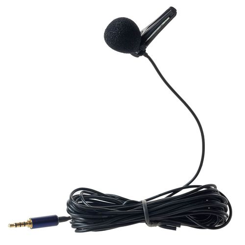Microfone Profissional de Lapela Conector P3