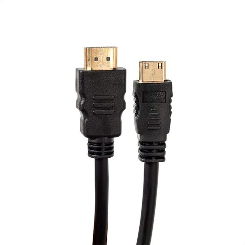 Kit com 5 Cabos MINI HDMI para HDMI Versão 2.0 com 1 metro