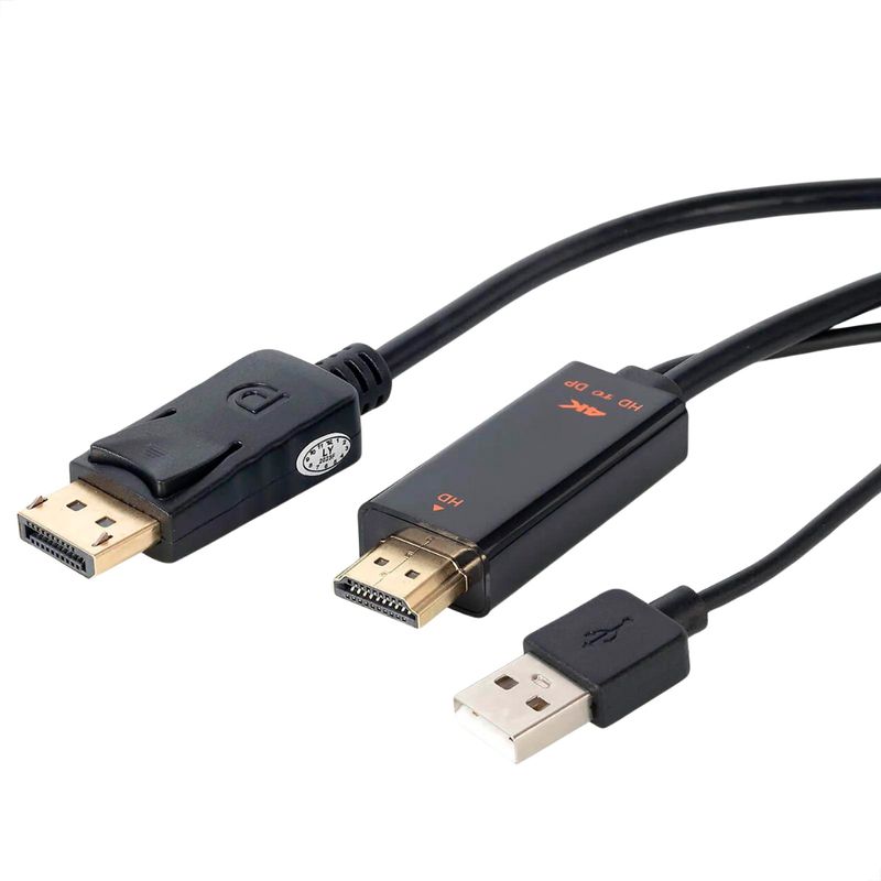 Cabo-Adaptador-HDMI-para-Displayport-4K