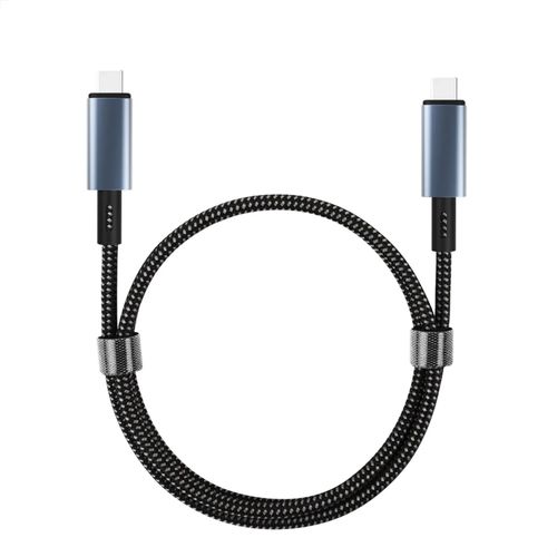 Kit com 5 Cabo Usb-C Trançado Macho / Macho 8K60Hz Para Transferência De Dados 2M