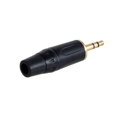 Kit com 5 Conectores P2 Macho Cirilo Cabos Preto