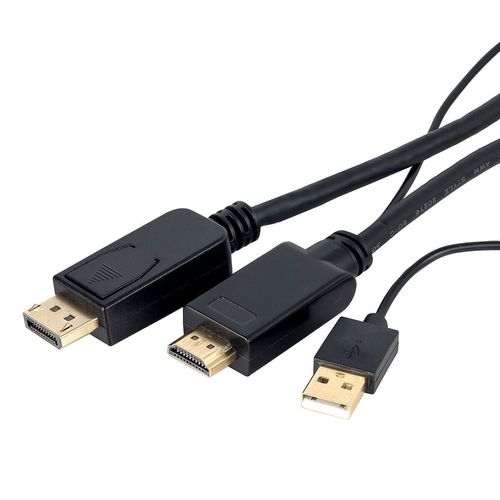 Cabo Adaptador HDMI para Displayport 4K