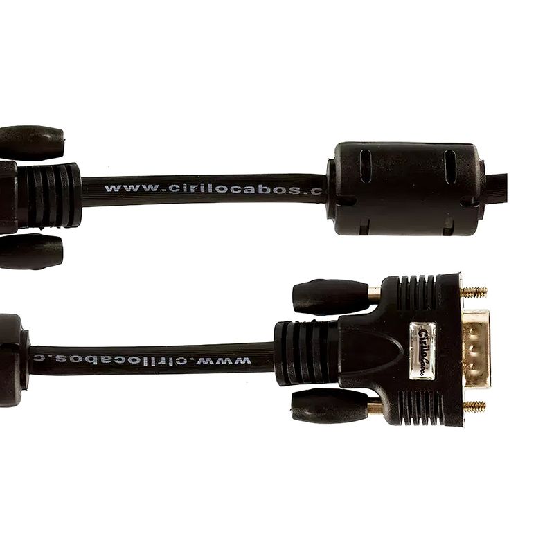 Cabo-VGA-Blindado-com-Ferrite