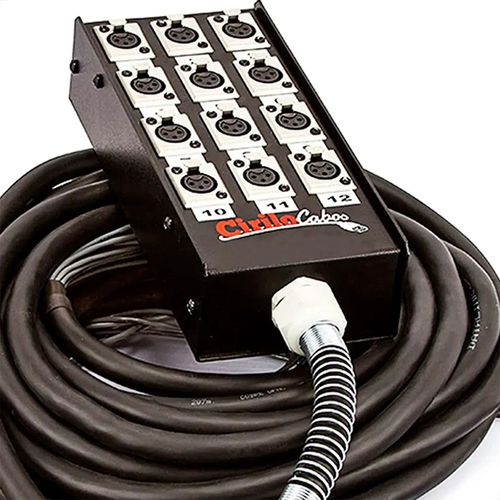 Medusa 12 Vias Montada com Conectores Profissionais