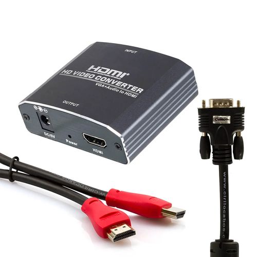 Kit Conversor HDMI para VGA