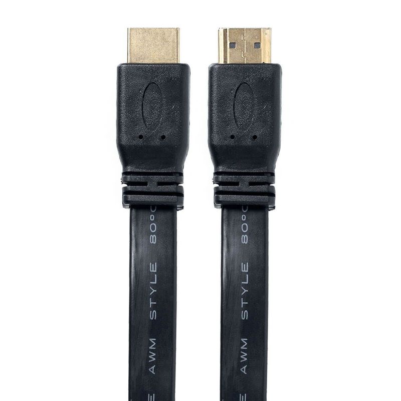 Cabo HDMI Flat Vers o 2 0 4K High Speed 19 pinos  1