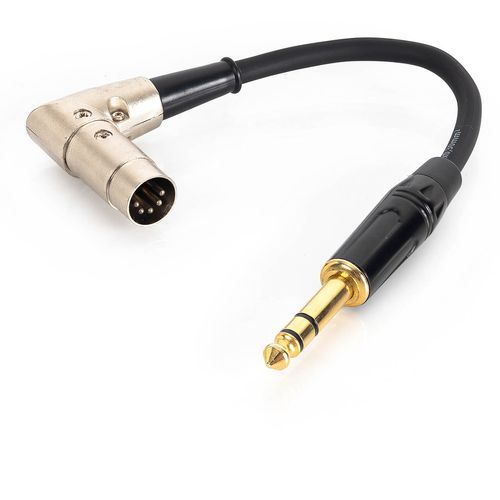 Cabo MIDI 90 graus para P10 Profissional Pontas Metálicas