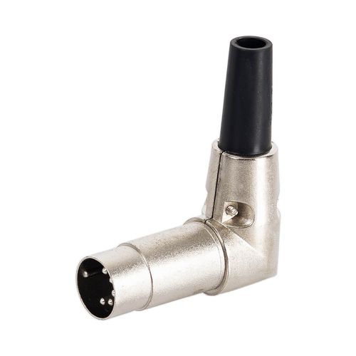 Plug MIDI DIM 90º  Metálico Profissional