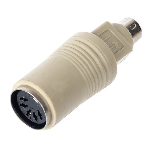 Adaptador Mini DIN 6 Macho para DIN 5 Pinos Fêmea