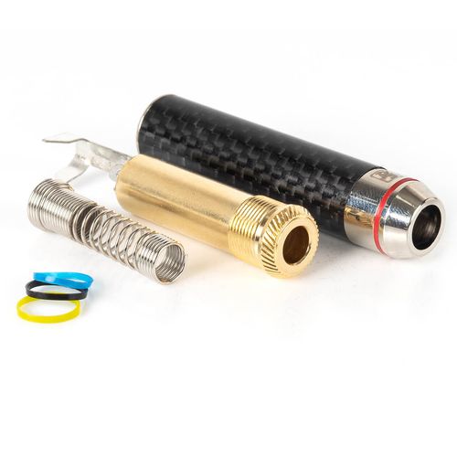 Plug Jack J10 P10 Fêmea Mono Ouro 18k Profissional