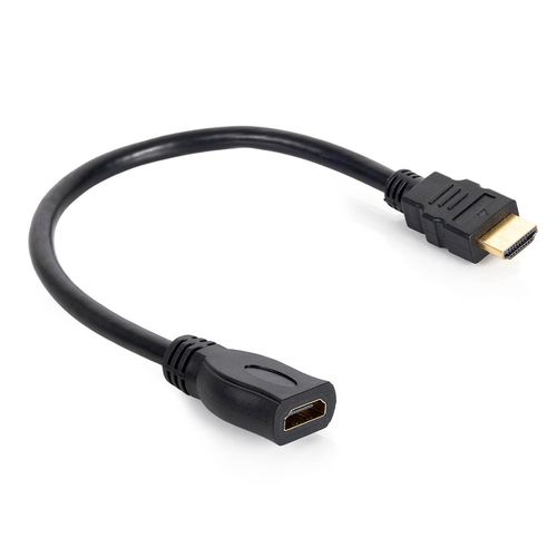 Cabo Extensor HDMI Macho para HDMI Fêmea 30cm