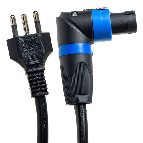 Cabo de Força AC PowerCon 20A 3x2,50mm Plug 90 graus
